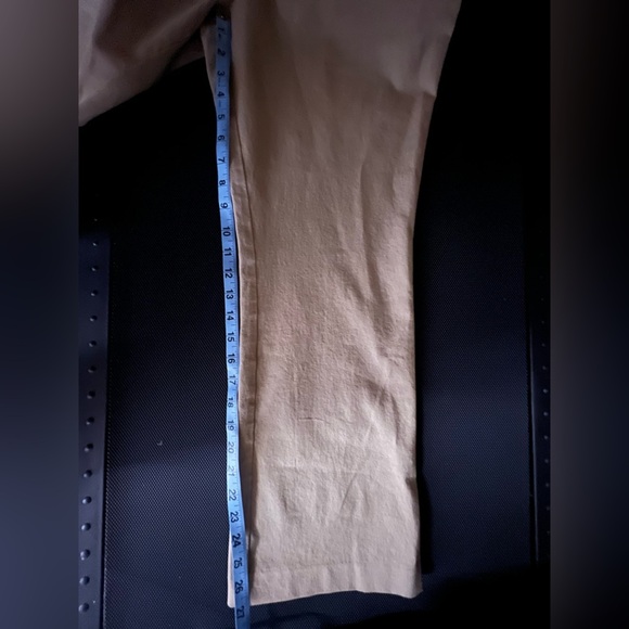 LILLY PULITZER 37" parrish bi-stretch crop flare pant in evening sand.  Size 12 - Picture 12 of 12